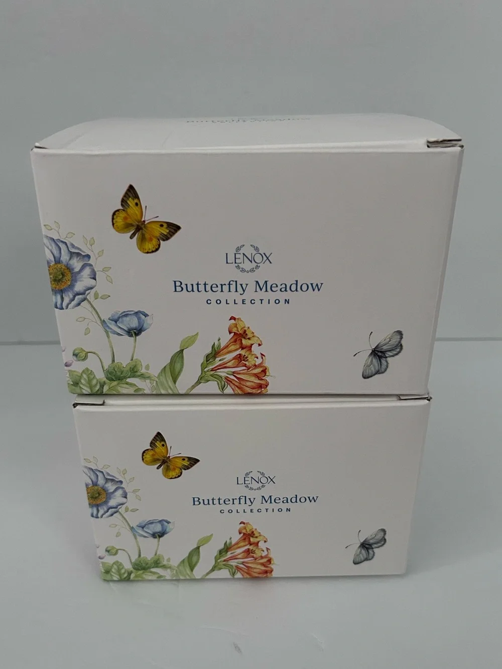 Lenox Butterfly Meadow Teacup and Saucer (Set of 2)
